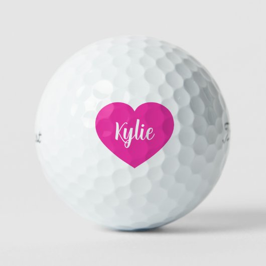 Heart Golf Balls Golfball (Vorderseite)