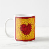 Heart Granny Square Tasse (Links)