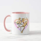 Heart Greyhound Art Tasse (Links)