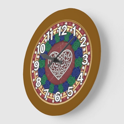 Heart  große wanduhr (Winkel)