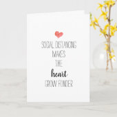 Heart Grow Base, Social Distancing Karte (Gelbe Blume)