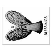 Heart Guardian Angel Custom Rubber Briefmarke Art Gummistempel (Prägung)