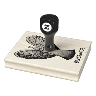 Heart Guardian Angel Custom Rubber Briefmarke Art Gummistempel