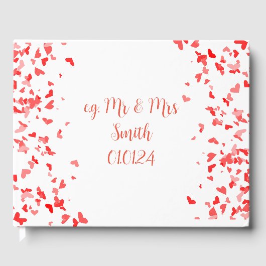 Heart Guest Book Gästebuch (Vorderseite)