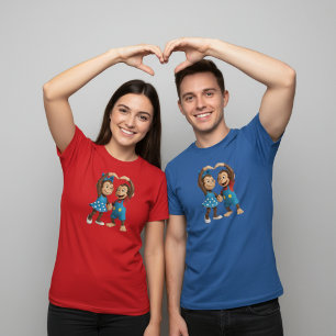 Heart Hands Affen  - Sweet Mimo & Zina T-Shirt