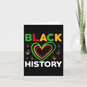 Heart Hands African American Heritage Black Histor Karte