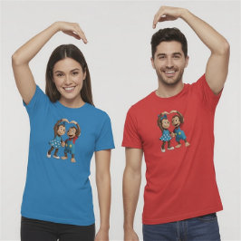 Heart Hands Monkeys - Sweet Mimo & Zina T-Shirt