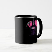 Heart Hands Sensenmann Classic Meme Tasse (VorderseiteRechts)