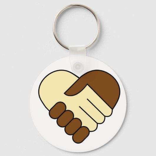 "Heart handshake"-Schlüsselanhänger Schlüsselanhänger (Vorderseite)