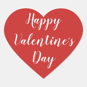 Heart Happy valentine's Day Sticker