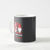 Heart Health Gnome Heart Disease Awareness Chd Red Kaffeetasse (Vorderseite Links)