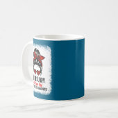 Heart Health Heart Disease Awareness Heartbeat Chd Kaffeetasse (Vorderseite Links)
