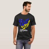 Heart Heart Ukraine Shirt Butterfly I Stand With U (Vorne ganz)