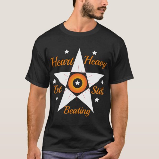 HEART HEAVY Basic Dark T-Shirt (Vorderseite)