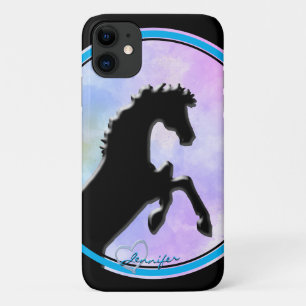Heart Horses V Pastel (blau) Case-Mate iPhone Hülle