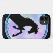 Heart Horses V Pastel (blau) Case-Mate iPhone Hülle (Rückseite (Horizontal))