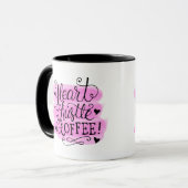 Heart Hustle Coffee Tasse (Vorderseite Links)