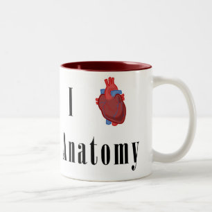 *Heart* I Anatomie Zweifarbige Tasse