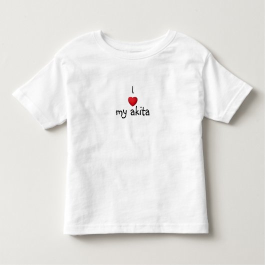 *heart* I mein Akita Kleinkind T-shirt (Vorderseite)