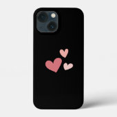 Heart Illustrations iPhone Case (Rückseite)