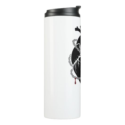 HEART IN CHAINS THERMOSBECHER (Nach links gedreht)