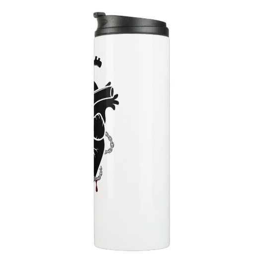 HEART IN CHAINS THERMOSBECHER (Nach rechts gedreht)