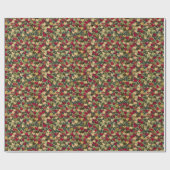 Heart Jungle Love Gift Wrapping Paper Geschenkpapier (Flach)