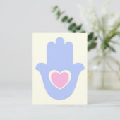 Heart Kamsa Postkarte (Stehend Vorderseite)