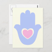 Heart Kamsa Postkarte (Vorne/Hinten)