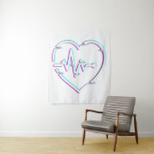 Heart Karo Wall Tapestry Wandteppich (Beispiel)