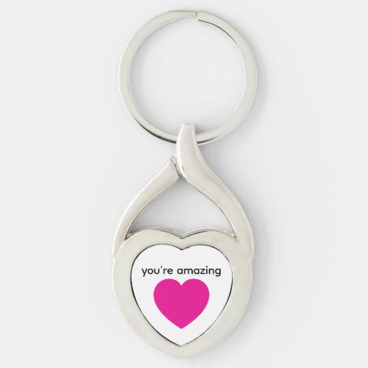 heart keychain keepsake schlüsselanhänger (Vorderseite)