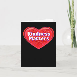 Heart Kindness S - Funny Valentines Signature Stic Karte