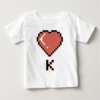 Heart King Black Kontur Baby T-shirt