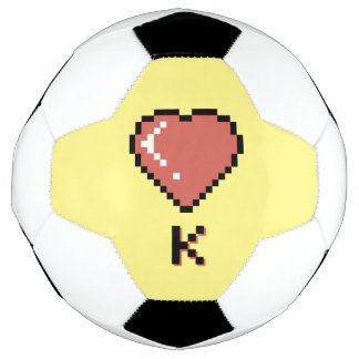 Heart King Black Kontur Fußball