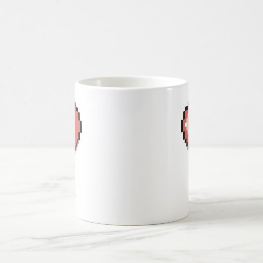 Heart King Black Kontur Kaffeetasse (Mittel)