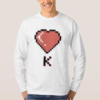Heart King Black Kontur T-Shirt