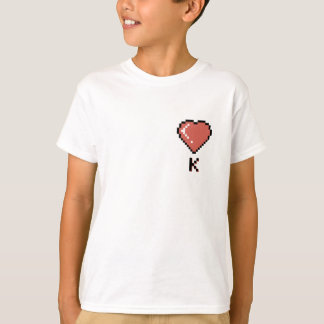 Heart King Black Kontur T-Shirt