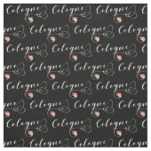 Heart Köln Flag, Köln, Deutschland Stoff (Muster)