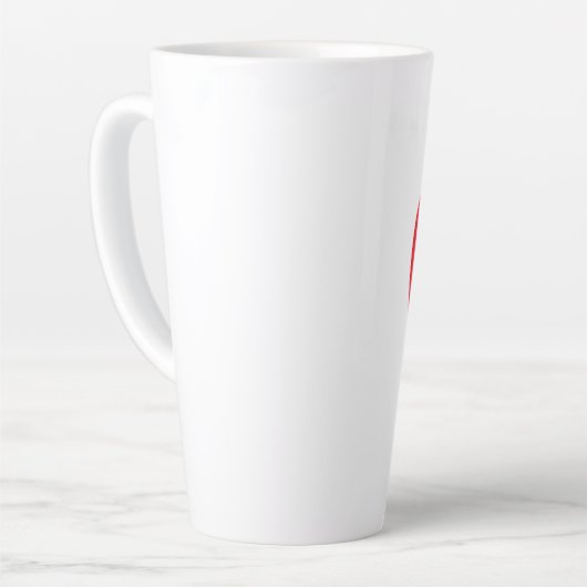 Heart Latte Milchtasse (Linke Ecke)