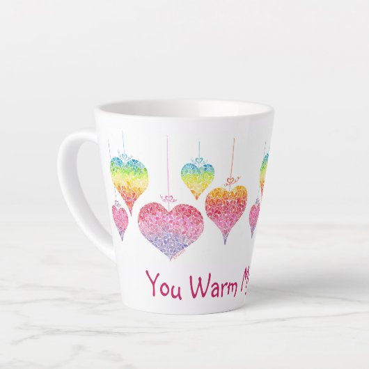 Heart Latte Tasse (Linke Ecke)