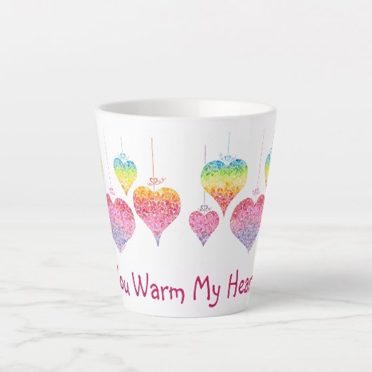 Heart Latte Tasse (Vorderseite)