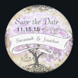 Heart Leaf Lavender Tree Vintag Bird Wedding Magnet<br><div class="desc">Heart Leaf Lavender Tree Vintag Bird Wedding</div>