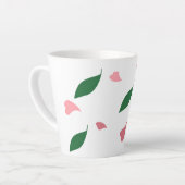 Heart & leaves latte mug milchtasse (Linke Ecke)