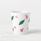Heart & leaves latte mug milchtasse (Vorderseite)