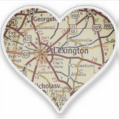 Heart Lexington KY Aufkleber (Vorderseite)