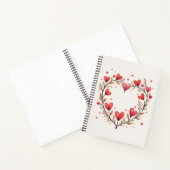 Heart & Liebe Notebook Notizblock (Innenseite)