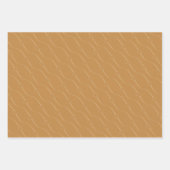 Heart Link Gold Wedding Verlobung Geschenkpapier Set (Vorderseite 2)