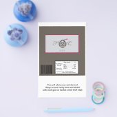 Heart Lock Wedding Large Hershey's Wrapper Flyer (Einzeln)