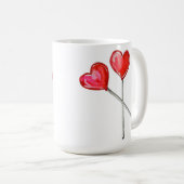 Heart Lollies Kaffeetasse (VorderseiteRechts)