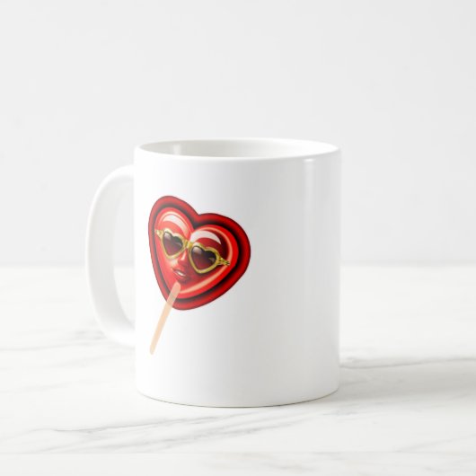 Heart Lolly Kaffeetasse (Vorderseite Links)